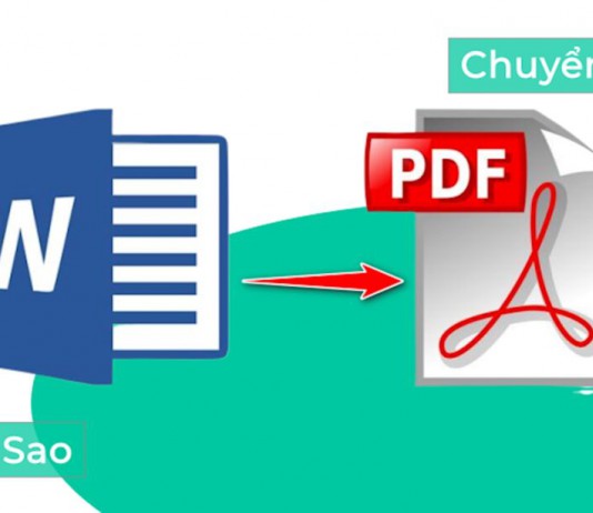 Hướng dẫn cách chuyển word sang PDF